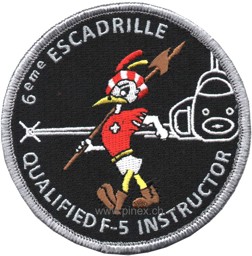 Image de Escadrille 6 Badge "Qualified Tiger F-5 Instructor"